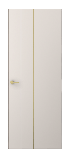 Дверь межкомнатная 4203 ПЭТБ. Цвет ПЭТ тёплый-белый. Материал ПЭТ. Коллекция Фридом. Картинка.