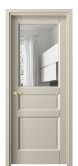 Дверь межкомнатная 1432 МБСР ПРОЗ. Цвет Матовый бежево-серый. Материал Гладкая эмаль. Коллекция Galant. Картинка.