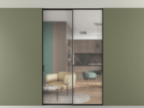Алюминевая перегородка АЛПР 040.01_ААН_Matelux Crystalvision_new. Цвет Алюминий антрацит. Материал Алюминий в эмали. Коллекция Перегородка Формато внутри проёма скрытое крепление в потолок 2 створки. Фото. Алюминевая перегородка АЛПР 040.01_ААН_Matelux Crystalvision_new. Цвет Алюминий антрацит. Материал Алюминий в эмали. Коллекция Перегородка Формато внутри проёма скрытое крепление в потолок 2 створки. Картинка.