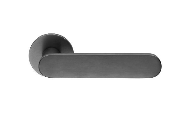 Ручки для межкомнатных дверей Ручка дверная Шорт. Цвет Матовый графит PVD. Коллекция Шорт. Фото. Ручки для дверей Ручка дверная Шорт. Цвет Матовый графит PVD. Коллекция Шорт. Картинка.