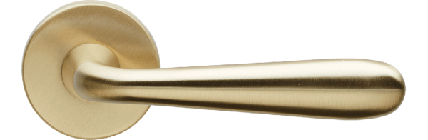 Ручки для межкомнатных дверей Ручка дверная Карола. Цвет Матовое золото. Коллекция Карола. Фото. Ручки для дверей Ручка дверная Карола. Цвет Матовое золото. Коллекция Карола. Картинка.