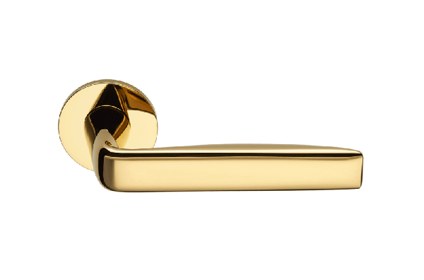 Ручки для дверей Ручка дверная Вива. Цвет Полированное золото PVD. Коллекция Вива. Картинка.