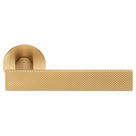 Ручки для дверей Ручка дверная Аник Бриллиант. Цвет Матовое золото PVD. Коллекция Аник Бриллиант. Картинка.