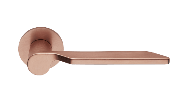 Ручки для межкомнатных дверей Ручка дверная Левантэ. Цвет Матовая медь PVD. Коллекция Левантэ. Фото. Ручки для дверей Ручка дверная Левантэ. Цвет Матовая медь PVD. Коллекция Левантэ. Картинка.
