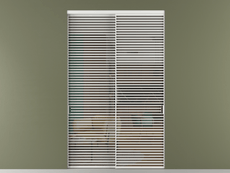 Перегородка Формато внутри проёма 2 створки