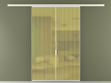 Перегородка Formato вдоль стены 2 створки