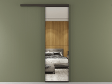 Перегородка Formato вдоль стены 1 створка