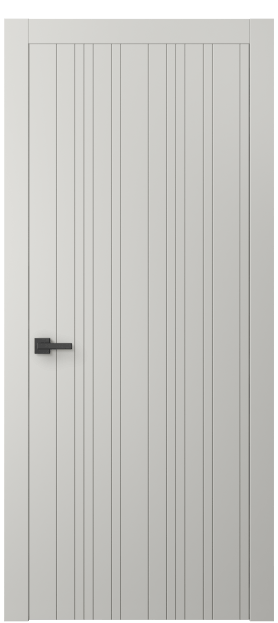 Дверь межкомнатная 8051 МСР. Цвет Матовый серый. Материал Гладкая эмаль. Коллекция Linea. Картинка.