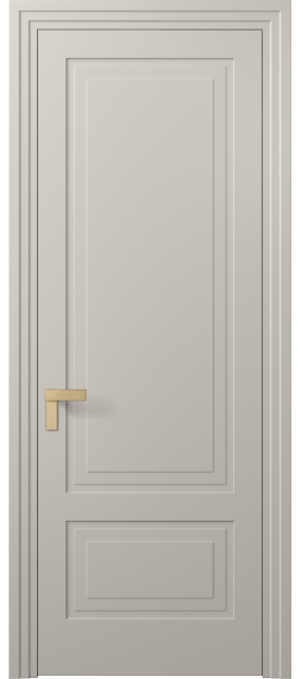 Дверь межкомнатная 8341 МСБЖ. Цвет Матовый светло-бежевый. Материал Гладкая эмаль. Коллекция Rocca. Картинка.