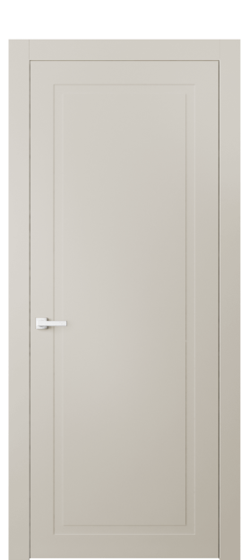 Дверь межкомнатная 8001 МОС. Цвет Матовый облачно-серый. Материал Гладкая эмаль. Коллекция Neo Classic. Картинка.
